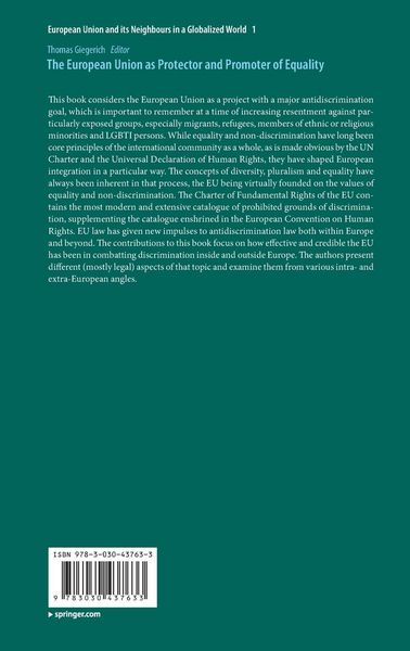 Produktbild: The European Union as Protector and Promoter of Equality