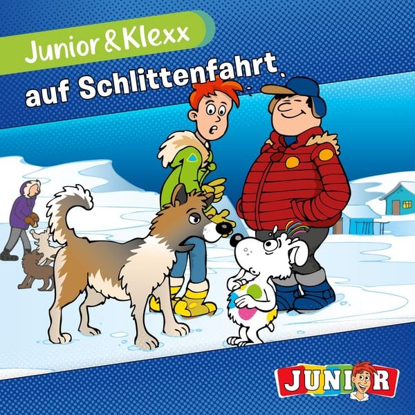 Junior & Klexx auf Schlittenfahrt