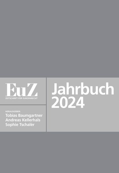 Produktbild: EuZ - Zeitschrift f&uuml;r Europarecht - Jahrbuch 2024