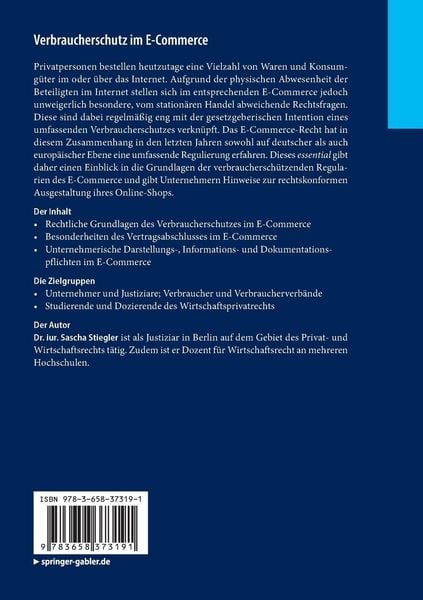 Produktbild: Verbraucherschutz im E-Commerce