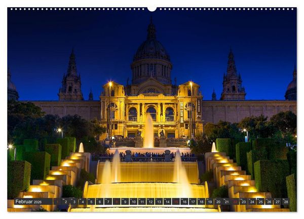 Produktbild: Barcelona Impressionen (hochwertiger Premium Wandkalender 2026 DIN A2 quer), Kunstdruck in Hochglanz