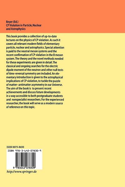 Produktbild: CP Violation in Particle, Nuclear, and Astrophysics