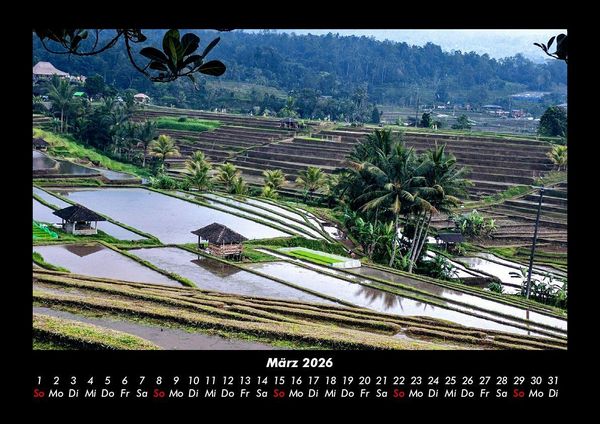 Produktbild: Indonesiens Sch&ouml;nheit 2026 Fotokalender DIN A3