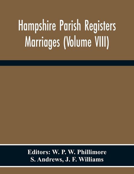 Produktbild: Hampshire Parish Registers Marriages (Volume Viii)