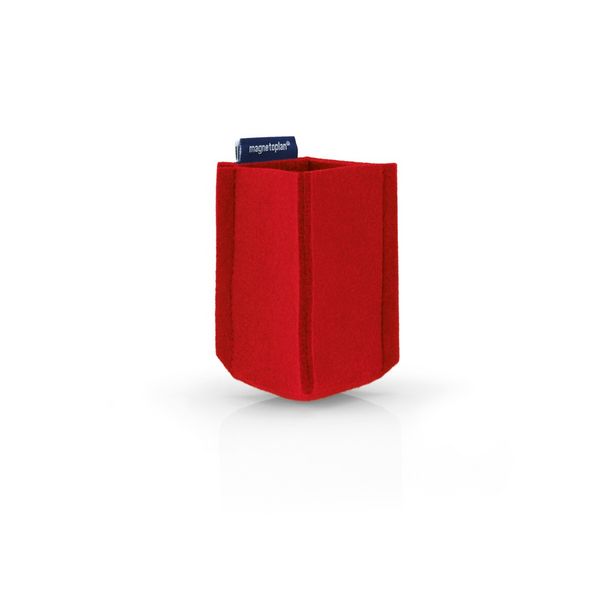 Produktbild: Magnetoplan Stiftehalter magnetisch magnetoTray SMALL (B x H x T) 60 x 100 x 60mm Rot 1227606