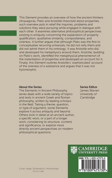 Produktbild: Properties in Ancient Metaphysics