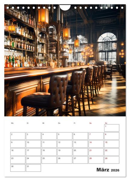 Produktbild: Bar- und Lounge-Atmosph&auml;re (Wandkalender 2026 DIN A4 hoch), CALVENDO Monatskalender