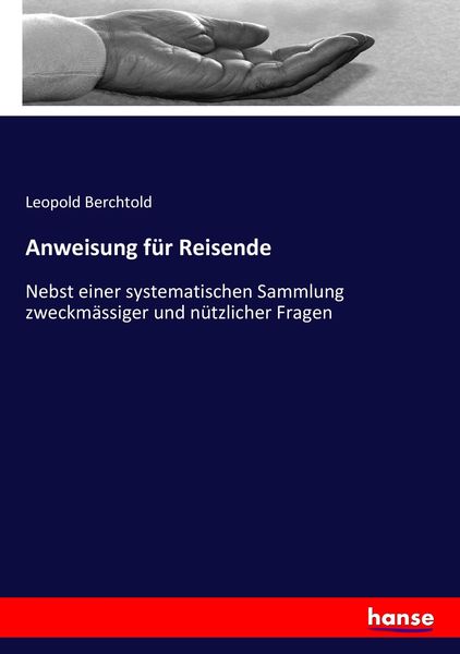Produktbild: Anweisung f&uuml;r Reisende