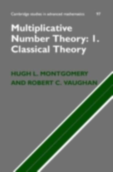 Produktbild: Multiplicative Number Theory I