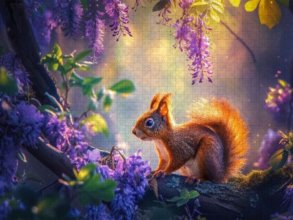 Produktbild: CALVENDO Puzzle Verspielte Momente im verwunschenen Baum | 2000 Teile Lege-Gr&ouml;&szlig;e 90x67cm Foto-Puzzle f&uuml;r gl&uuml;ckliche Stunden