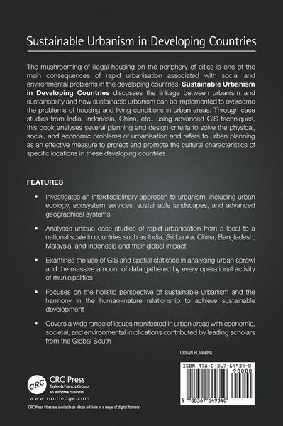 Produktbild: Sustainable Urbanism in Developing Countries
