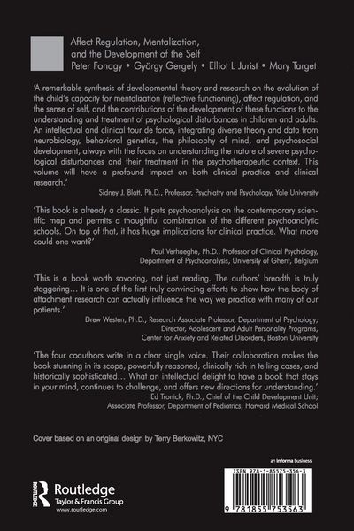 Produktbild: Affect Regulation, Mentalization and the Development of the Self