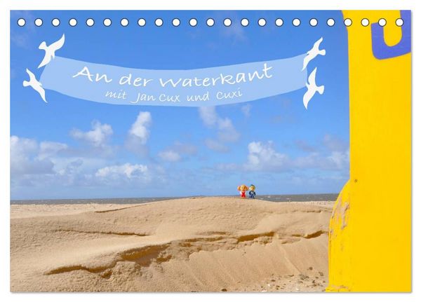 Produktbild: An der Waterkant mit Jan Cux und Cuxi (Tischkalender 2026 DIN A5 quer), CALVENDO Monatskalender