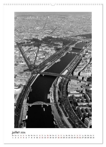 Produktbild: Visage de Paris, ann&eacute;es 1970 (Calendrier mural 2026 DIN A2 horizontal), CALVENDO calendrier mensuel