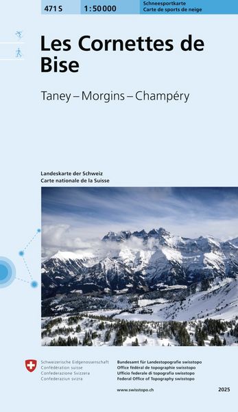 Produktbild: 471S Les Cornettes de Bise Schneesportkarte