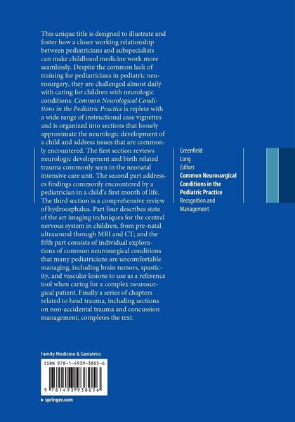 Produktbild: Common Neurosurgical Conditions in the Pediatric Practice