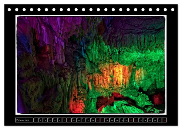 Produktbild: Tropfstein Dechenh&ouml;hle (Tischkalender 2026 DIN A5 quer), CALVENDO Monatskalender