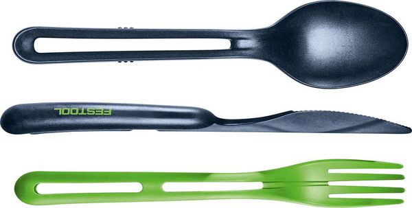 Produktbild: Festool BST-LCH FT1 Besteck-Set nat&uuml;rliche Zellulose Dunkelblau, Gr&uuml;n 576979