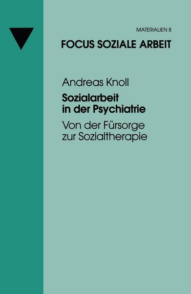 Produktbild: Sozialarbeit in der Psychiatrie