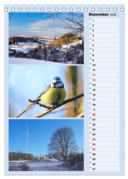 Produktbild: Hessisch Lichtenau (Tischkalender 2026 DIN A5 hoch), CALVENDO Monatskalender