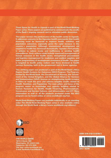 Produktbild: Fiscal Space for Health in Uganda