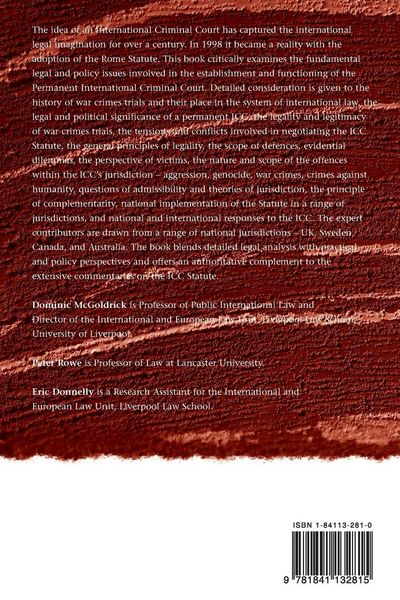 Produktbild: The Permanent International Criminal Court