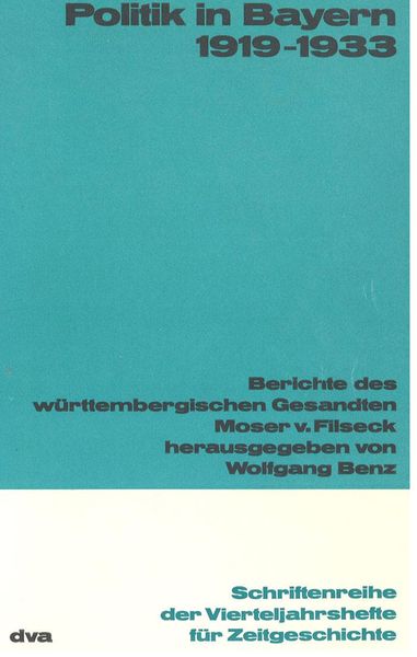Produktbild: Politik in Bayern 1919-1933