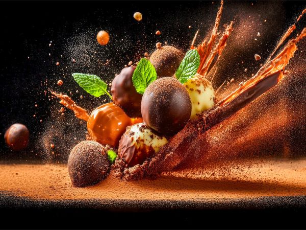 Produktbild: CALVENDO Puzzle Pralinen und Schokolade | 1000 Teile Lege-Gr&ouml;&szlig;e 64x48cm Foto-Puzzle f&uuml;r gl&uuml;ckliche Stunden
