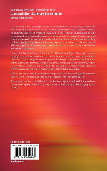 Produktbild: Learning in Non-Stationary Environments