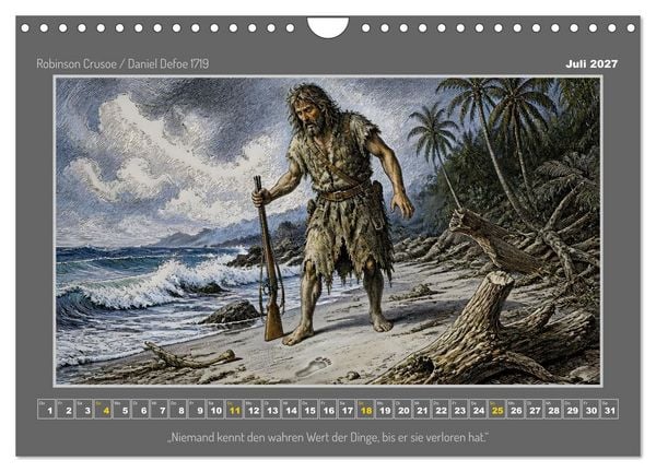 Produktbild: Klassiker des Abenteuers (Wandkalender 2027 DIN A4 quer), CALVENDO Monatskalender