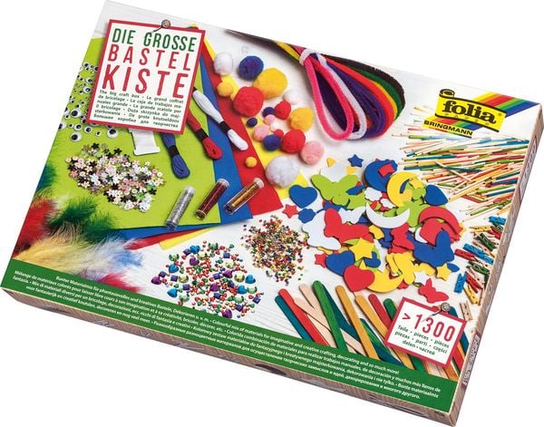 Produktbild: Folia Kreativ Box MATERIAL MIX 1300+ Teile