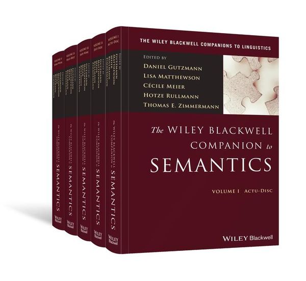 Produktbild: The Wiley Blackwell Companion to Semantics, 5 Volume Set