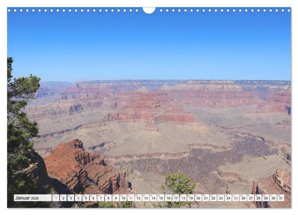 Produktbild: Naturwunder im Westen der USA (Wandkalender 2026 DIN A3 quer), CALVENDO Monatskalender