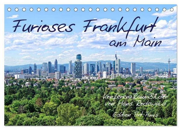 Produktbild: Furioses Frankfurt am Main (Tischkalender 2026 DIN A5 quer), CALVENDO Monatskalender