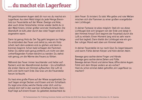Produktbild: 30 Fantasiereisen f&uuml;r Fr&uuml;hling, Sommer, Herbst und Winter.