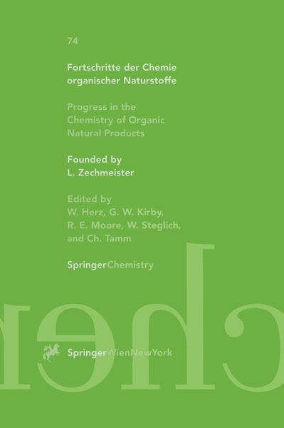 Produktbild: Fortschritte der Chemie organischer Naturstoffe / Progress in the Chemistry of Organic Natural Products