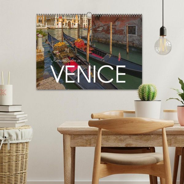 Produktbild: Romantic colors in Venice (Wall Calendar 2026 DIN A3 landscape), CALVENDO 12 Month Wall Calendar