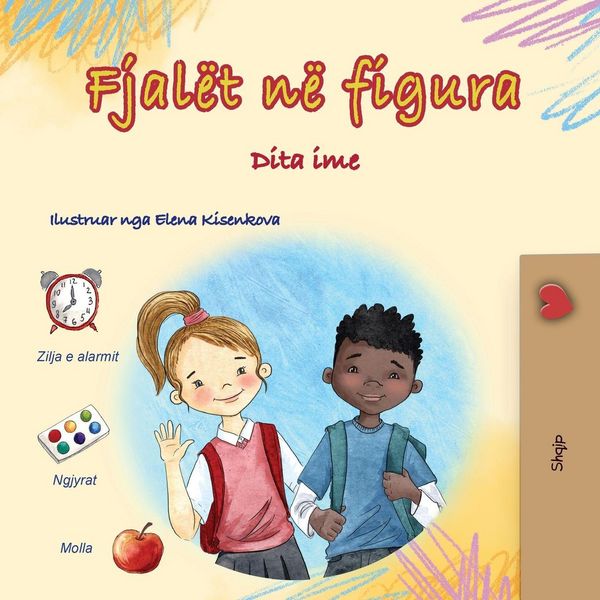 Produktbild: Words in Pictures - My Day (Albanian Children's Book)