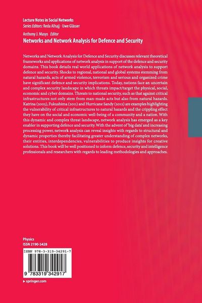 Produktbild: Networks and Network Analysis for Defence and Security