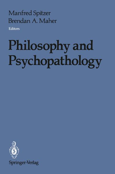 Produktbild: Philosophy and Psychopathology