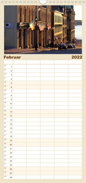Produktbild: Familienplaner Kanadas Osten (Wandkalender 2022 , 21 cm x 45 cm, hoch)