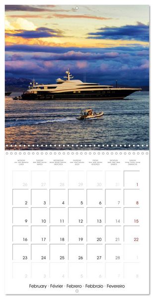 Produktbild: SUPERYACHTS (Wall Calendar 2026 12 &times; 12 Inch) CALVENDO 12 Month Wall Calendar