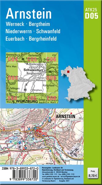 Produktbild: Arnstein 1 : 25 000