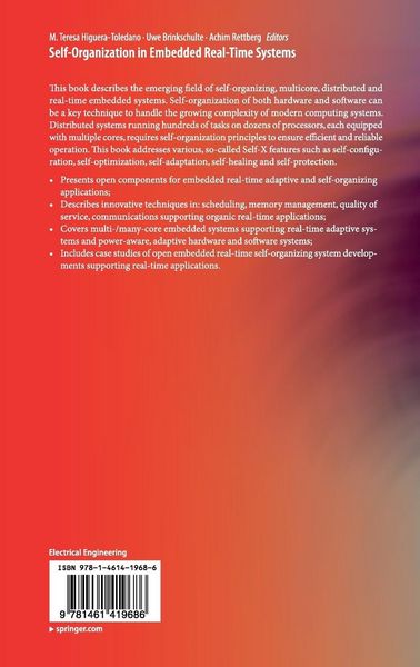 Produktbild: Self-Organization in Embedded Real-Time Systems