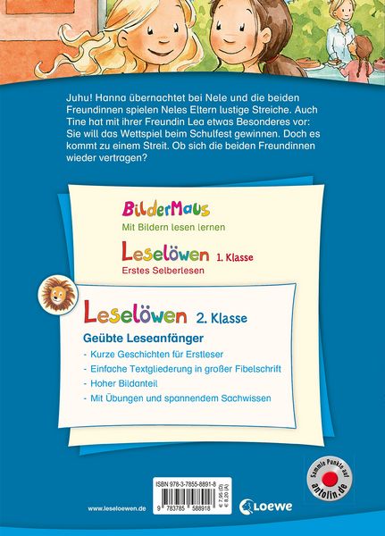 Produktbild: Lesel&ouml;wen 2. Klasse - Freundinnengeschichten