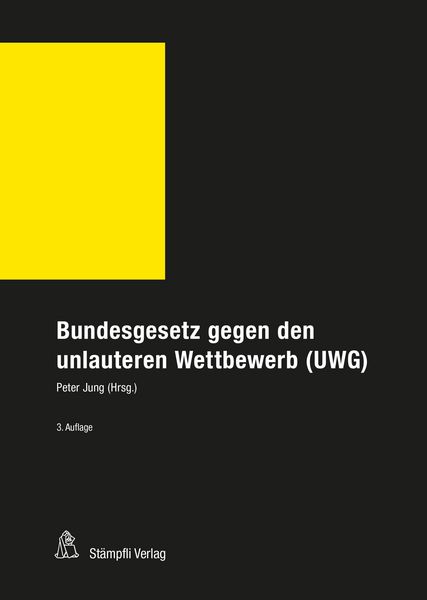 Produktbild: Bundesgesetz gegen den unlauteren Wettbewerb (UWG)