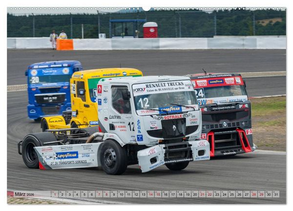 Produktbild: Best of TRUCK RACING (Wandkalender 2026 DIN A2 quer), CALVENDO Monatskalender