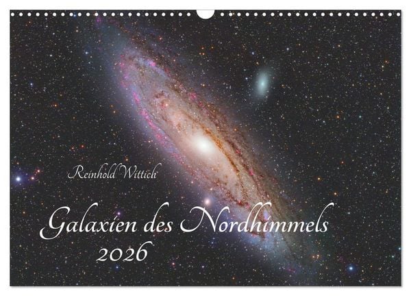 Produktbild: Galaxien des Nordhimmels (Wandkalender 2026 DIN A3 quer), CALVENDO Monatskalender