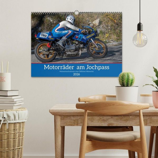 Produktbild: Motorr&auml;der am Jochpass (Wandkalender 2026 DIN A3 quer), CALVENDO Monatskalender