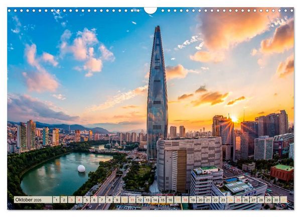 Produktbild: Die 12 meistbesuchten St&auml;dte der Welt (Wandkalender 2026 DIN A3 quer), CALVENDO Monatskalender